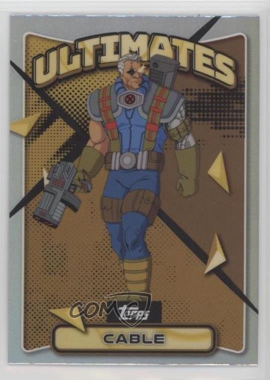 2025 Topps Finest X-Men '97 Rare Gold Refractor Cable #80 09wc