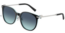 Tiffany Co. TF4224D 80559S Sunglasses Black Tiffany Blue Frame Azure Gradient