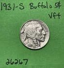 1931 S Buffalo / Indian Head Nickel 5c Vf Very Fine