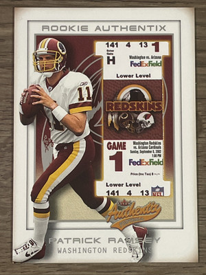 2002 Fleer Authentix Front Row #116 Patrick Ramsey /150