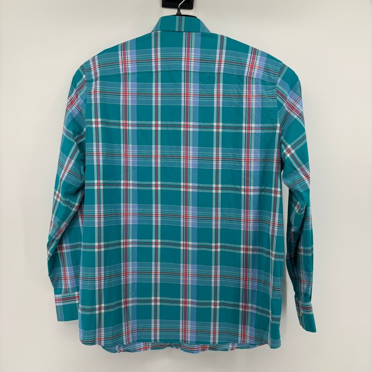 Southern Tide Mens Greenview Sportshirt Spruce Shade Plaid Performance Shirt View 3