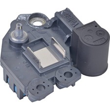 Regulator, Electronic For Valeo 599240 12V, Includes Brush Holder; VLS-599240