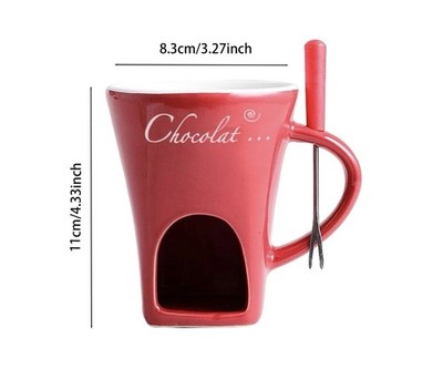Fondue Becher Set Persönlich Mini Fonduetöpfe Schokolade Käse Eis Fondue Maschine