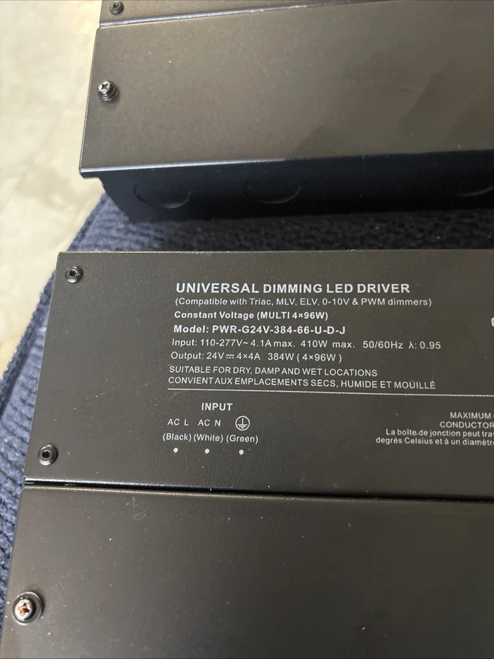 2Emitever Dimmable Led Driver 300W AC 110V-277V DC 24V Transformer Potentiometer - Image 3 of 4