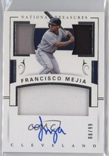 2018 Panini National Treasures 8/99 Francisco Mejia #PCS-FM Auto oh4