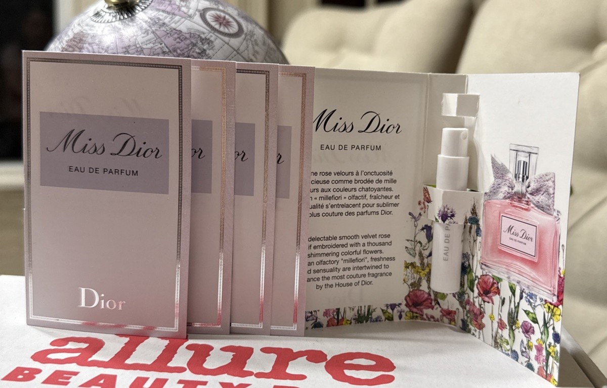Miss Dior Eau de Parfum Vial-sample 5 PCS Spray for Women 1ml/0.03