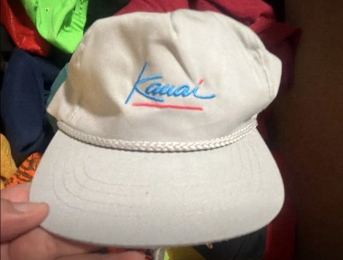 Vintage 80s to 90s kauai Snap back rope hat