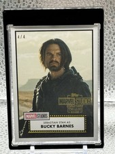 Sebastian Stan | Bucky Barnes 2025 Topps Marvel Studios Content Capture Auto 4/4
