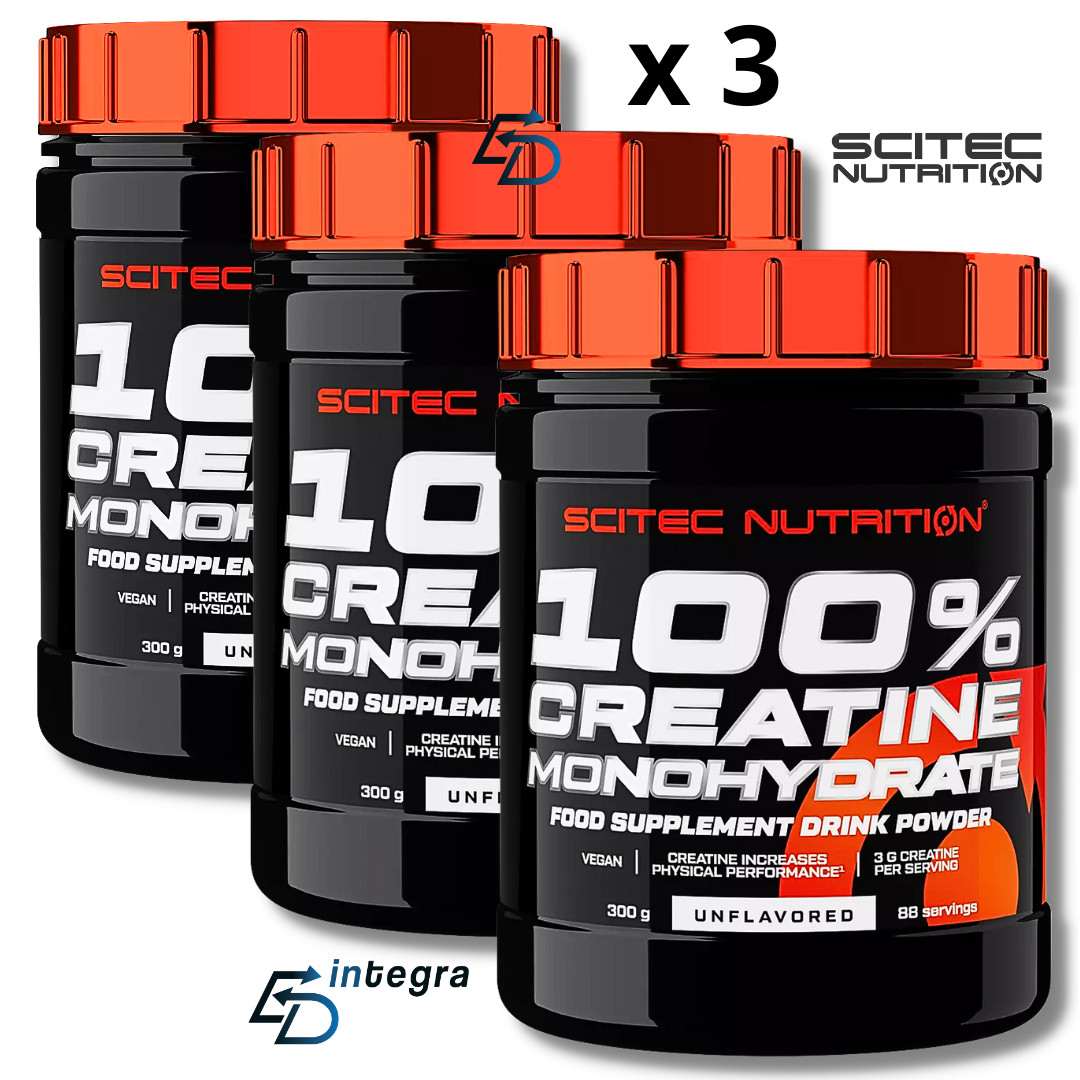 OFFERTA 900g Creatina Monoidrato Scitec Nutrition 3x300g - Best Price
