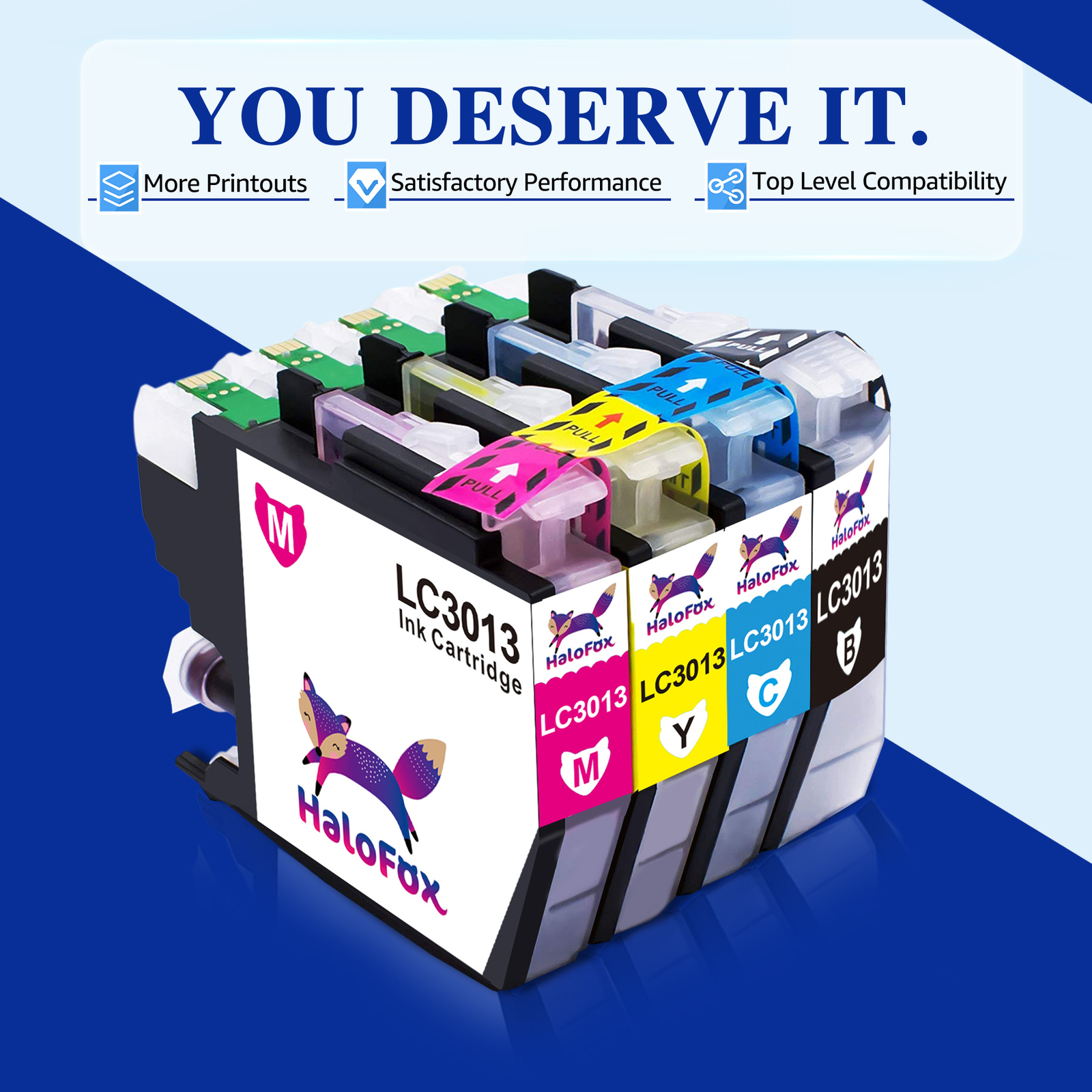 Houseoftoners Remanufactured Brother LC3013XL Ink Cartridges - 8 Pack High Yield Replacement