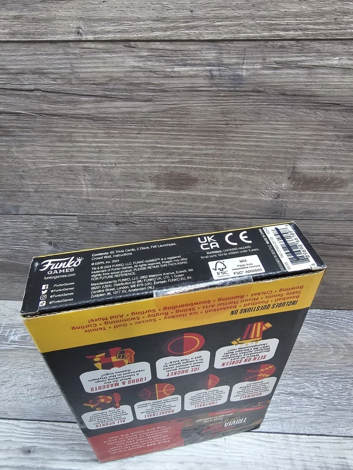 Funko Games ESPN Trivia Night Express Edition Trivia Game For 2-10 Players- NEW - Image 4 of 4