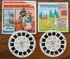View-Master "Goldilocks and the Three Bears" TWO Stereoscopes 3D - Vintage 1963