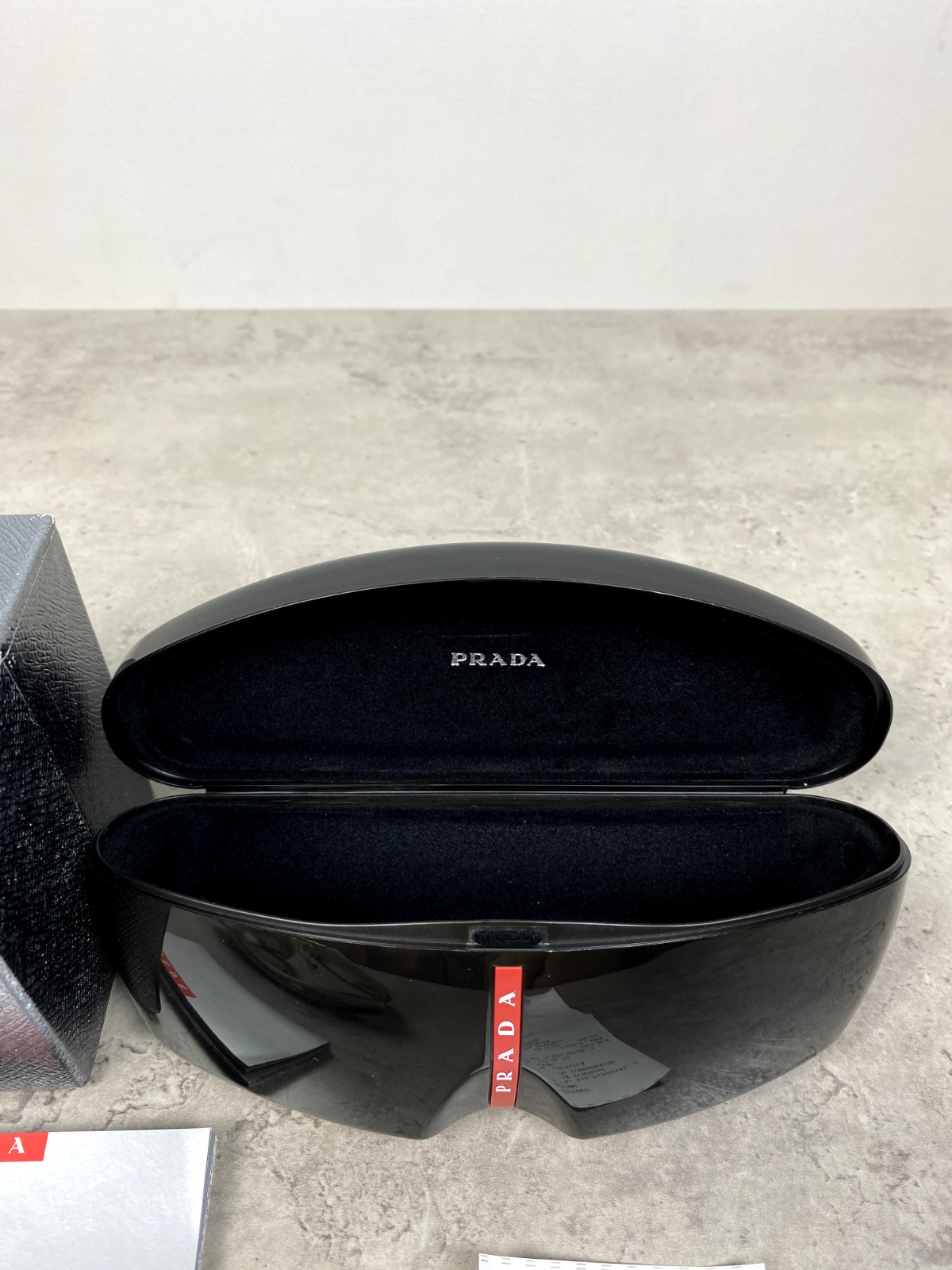 RARE PRADA MILANO Ornate Saffiano Leather Sunglasses SPR 14S image 4