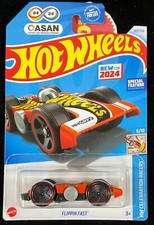 NEW 2024 Hot Wheels FLIPPIN FAST Autism Orange Awareness ASAN Celebration Racers
