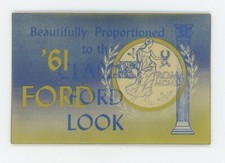 '61 Ford Beautifully Proportioned to the Classic Ford Look 1961 Vari-Vue Advert.