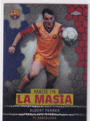 Topps Chrome FC Barcelona No. LA-10 Albert Ferrer Made in La Masia Refractor