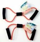 2 PK Rejuvenation RESISTANCE TONING TUBE Yoga Stretch Bands EXERCISE Kathy Smith