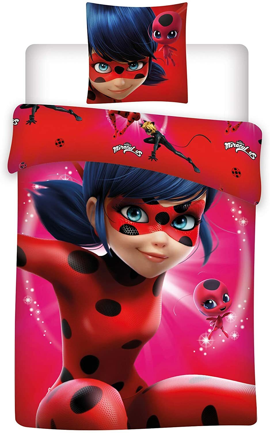 Miraculous Ladybug Duvet Cover and 