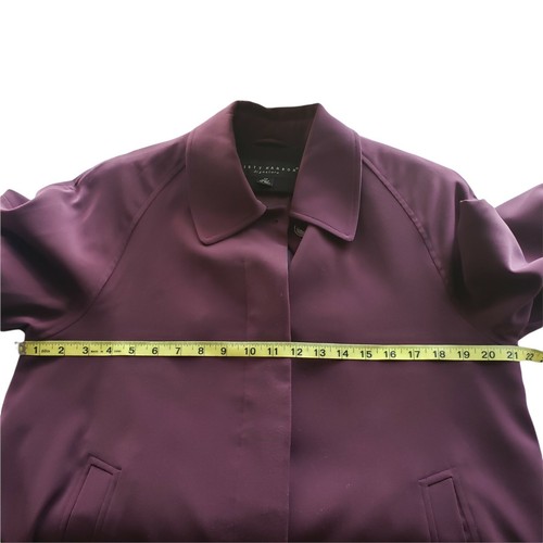MISTY HARBOR SIGNATURE LADIES ALL WEATHER Wine LINED JACKET COAT SIZE 4 P - Picture 5 of 12