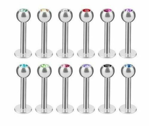 Piercing Finto A Cerchio Per Labbro In Acciaio Inossidabile - 8mm - Anallergico E Semplice
