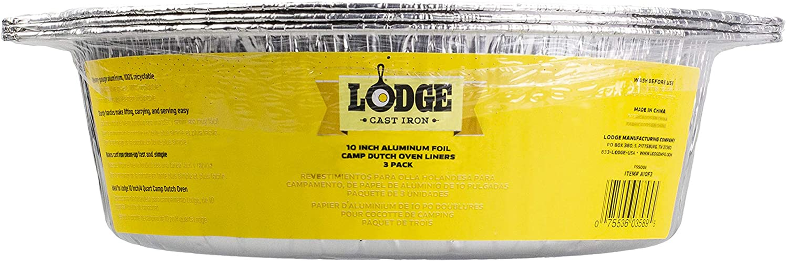 Lodge Dutch Oven Liner, 10 Inch, Silver eBay