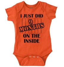 9 Months Funny Newborn Cute Best Gift Outfit Newborn Baby Boy Girl Infant Romper