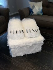 Bravest studios white bear claw mules