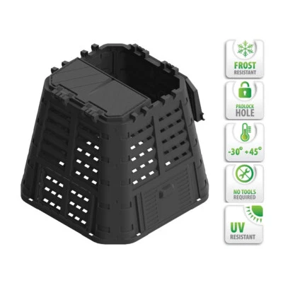 COMPOSTIERA da giardino lt 480 cm 93,3x93,3x80 - lucchettabile compost *PROMO*