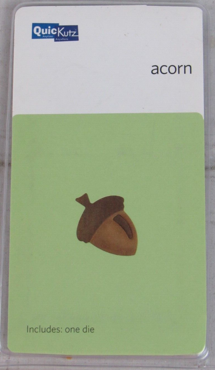 QuiKutz Acorn 2x2, 1 cutting dies set RS-0072 | eBay
