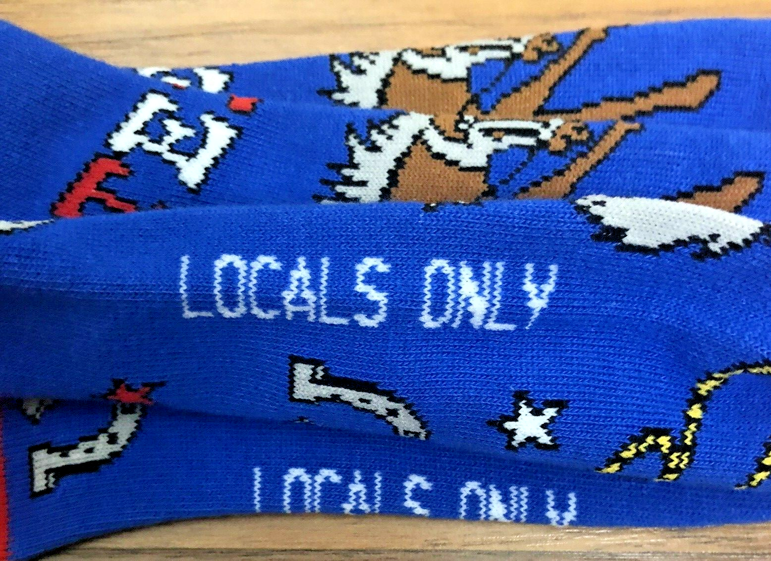 SAOLA Nuovo! Calze Texas Rodeo Novelty Crew di Locals solo unisex taglia unica 1 paio