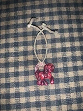 My Little Pony 2002 Pink Glitter Pony Charm 