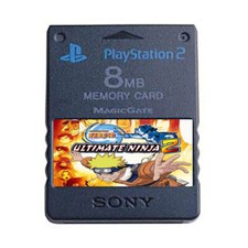 Naruto Ultimate Ninja 2 PS2 Official Memory Card Unlocked 100 Completed Saves
