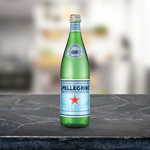 San Pellegrino Sparkling Mineral Water Glass Bottle ...