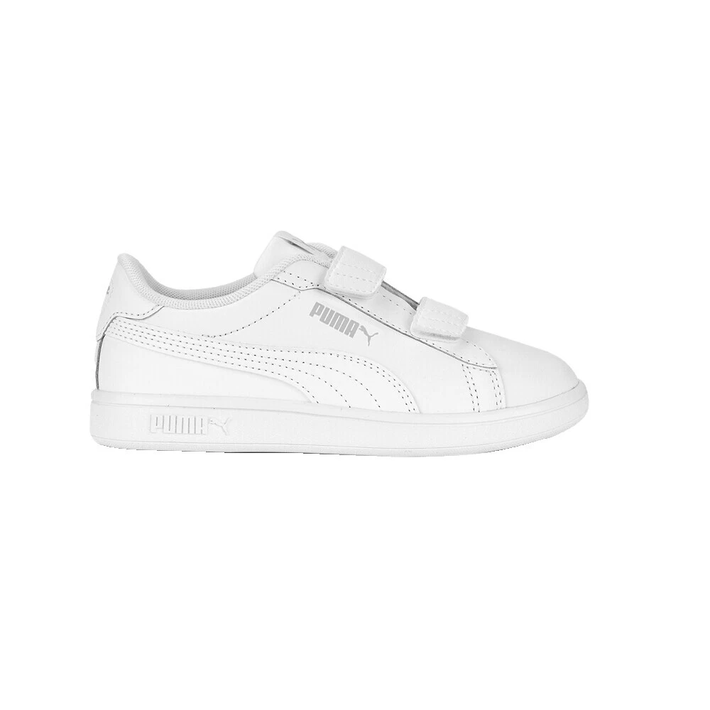 PUMA White Unisex Kids' Shoes