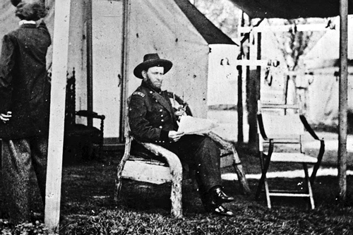 New 5x7 Civil War Photo: General Ulysses S. Grant at Headquarters, Cold Harbor