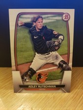 Adley Rutschman 2023 Bowman Base Rookie Card RC Baltimore Orioles #40 . rookie card picture