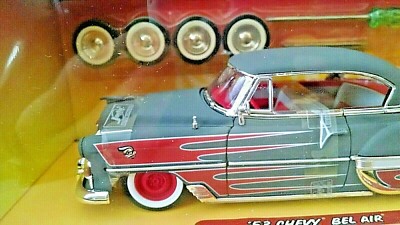 BEL AIR 1953 CHEVY RAT ROD JADA TOYS NEW 2004 1:24 ROAD RATS
