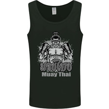Muay Thai Boxing MMA Martial Arts Kick Mens Vest Tank Top