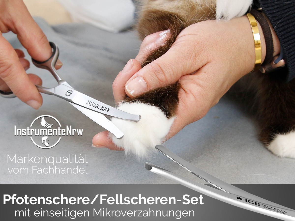 Effilierschere Hund Hundehaarschere Solingen Fellschere Gebogen 20,32 Cm Made In Germany Haarschere Gebogene Schere Für Hunde