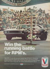 1970 Valvoline Motor Oil Ad 1967 Chevy Camaro Vintage Magazine Advertisement 67