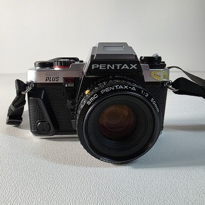 Pentax Program Plus Camera W/ Pentax-A SMC 1:2 50mm Lens