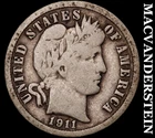 1911 Barber Dime- Scarce Better Date No Reserve #i2391