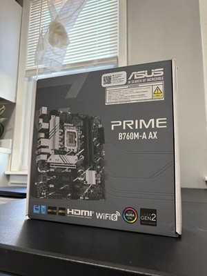 Asus Prime B760m-a Ax Lga 1700(intel  12th&13th Gen) Microatx Motherboard (pcie