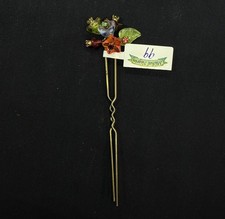 Hair pin Lovely Jewelry Michal Negrin Crystal Elegant flowers Made in Israel