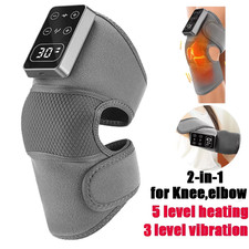 Eletric Knee Heating Massager 3 in 1 Elbow Shoulder Knee Pad Thermal Vibration S