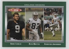 2006 Topps Total Shane Lechler Alvis Whitted Sebastian Janikowski #100 1f38