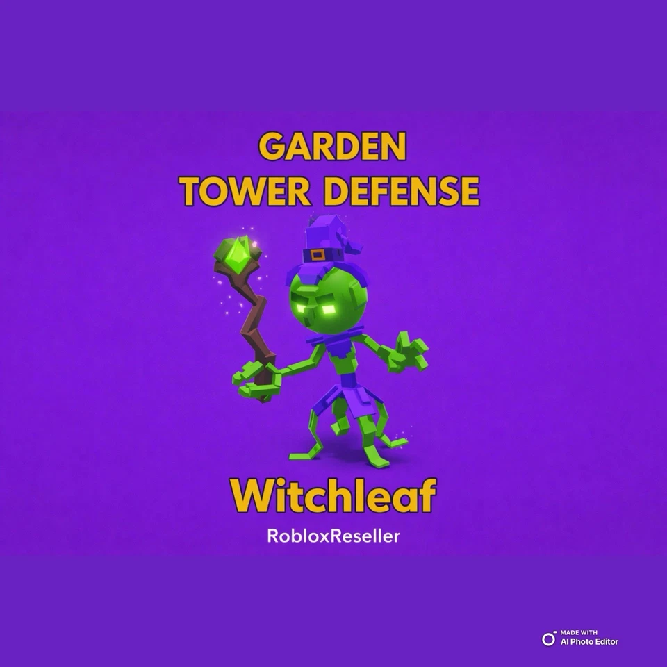 Witchleaf 🧙 Garden Tower Defense | GTD | Rare & Limited unit | Fastest & cheap