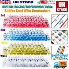 Waterproof Solder Seal Heat Shrink Wire Cable Connectors Crimps Butt Joint Kits