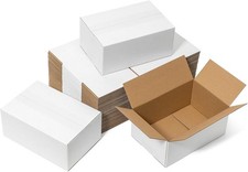 6x4x4" Small Shipping Boxes 50 Pack - Corrugated Cardboard Mailing Box Packaging