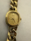 Seiko 2021-5510 Ladies Quartz Watch Gold Tone Bracelet Runs Japan *27